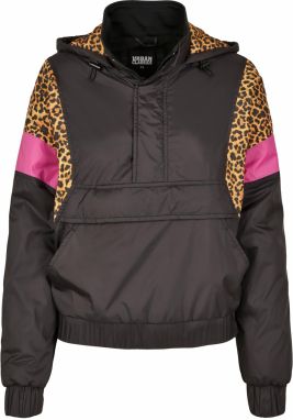 Women's Jacket AOP Mixed Pull Over Black/leo