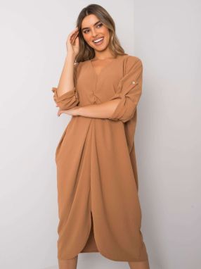 Oversized camel dress