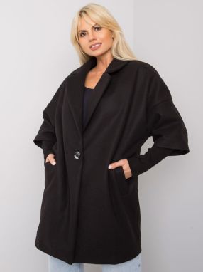 RUE PARIS Black overcoat