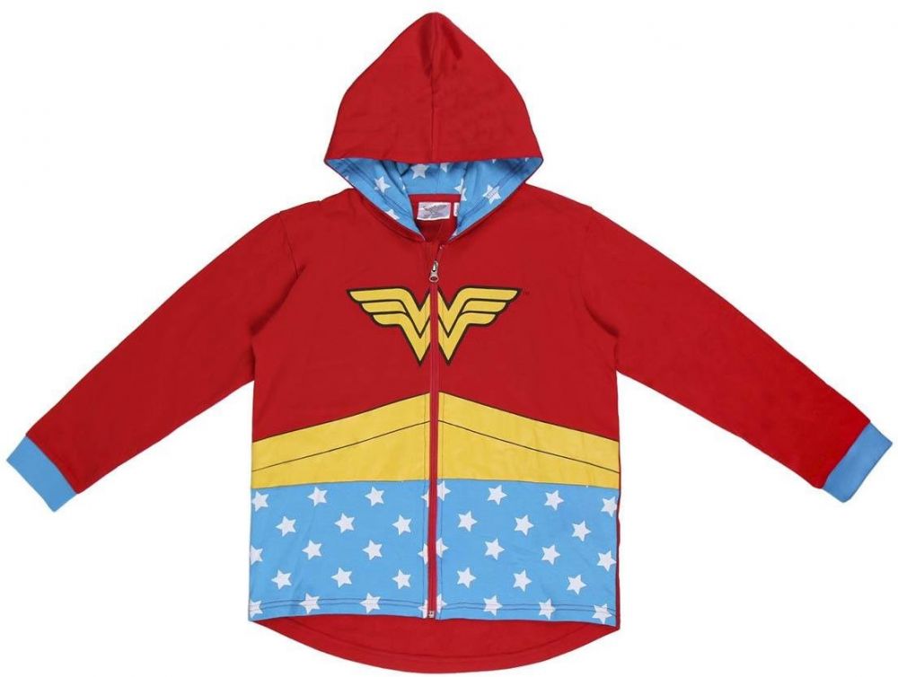 MIKINA Z ČESANEJ BAVLNY WONDER WOMAN