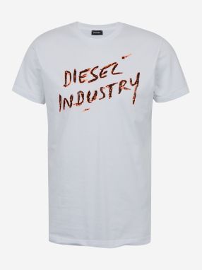 Biele pánske tričko Diesel Diego