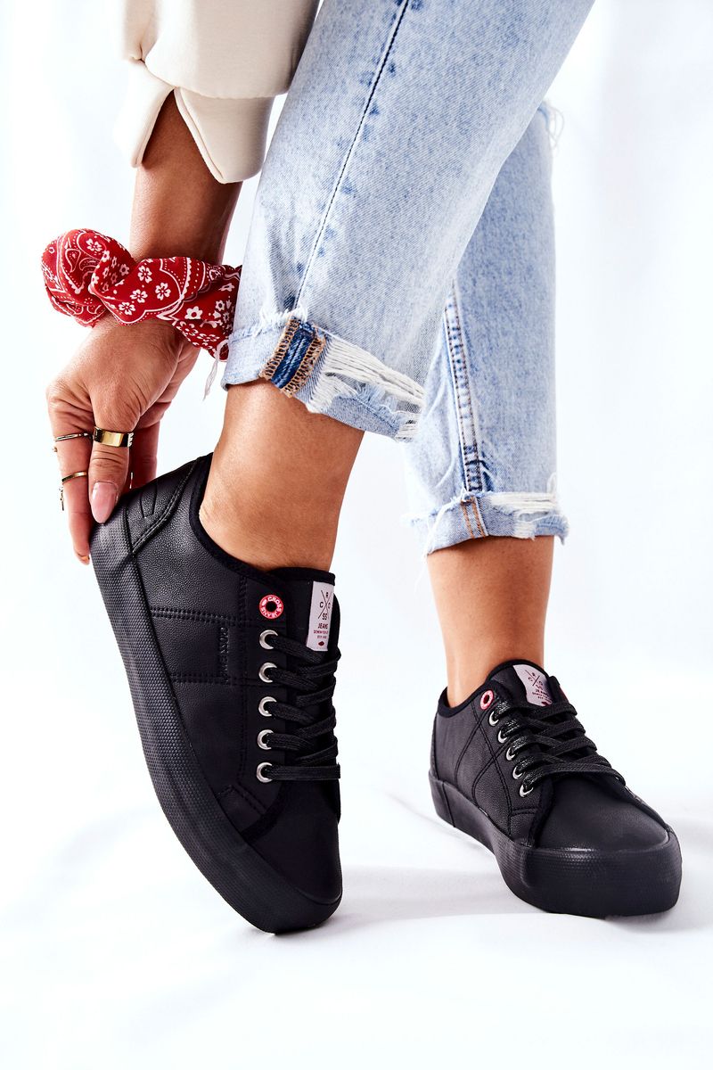 Women's Sneakers Cross Jeans II2R4003C black