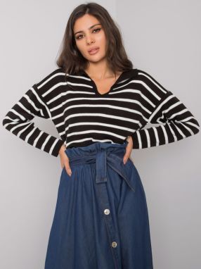 Black striped sweater by Evanston RUE PARIS