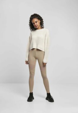 Women's wide oversize sweater whitesand