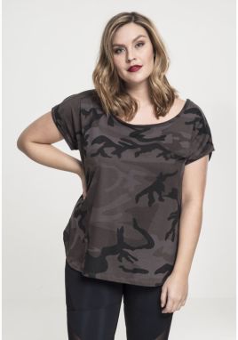 Women's Camo Back Shaped Tee Dark Camo T-Shirt