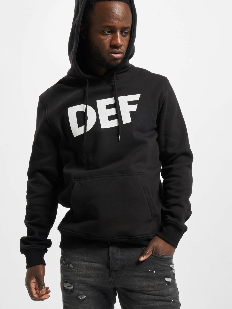 Women's sweatshirt DEF Mitarbeiter Hoody - black