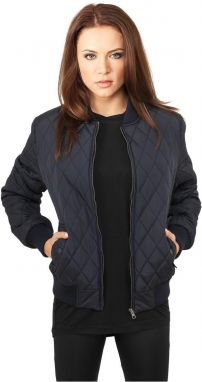 Women's Diamond Quilt Jacket Blue