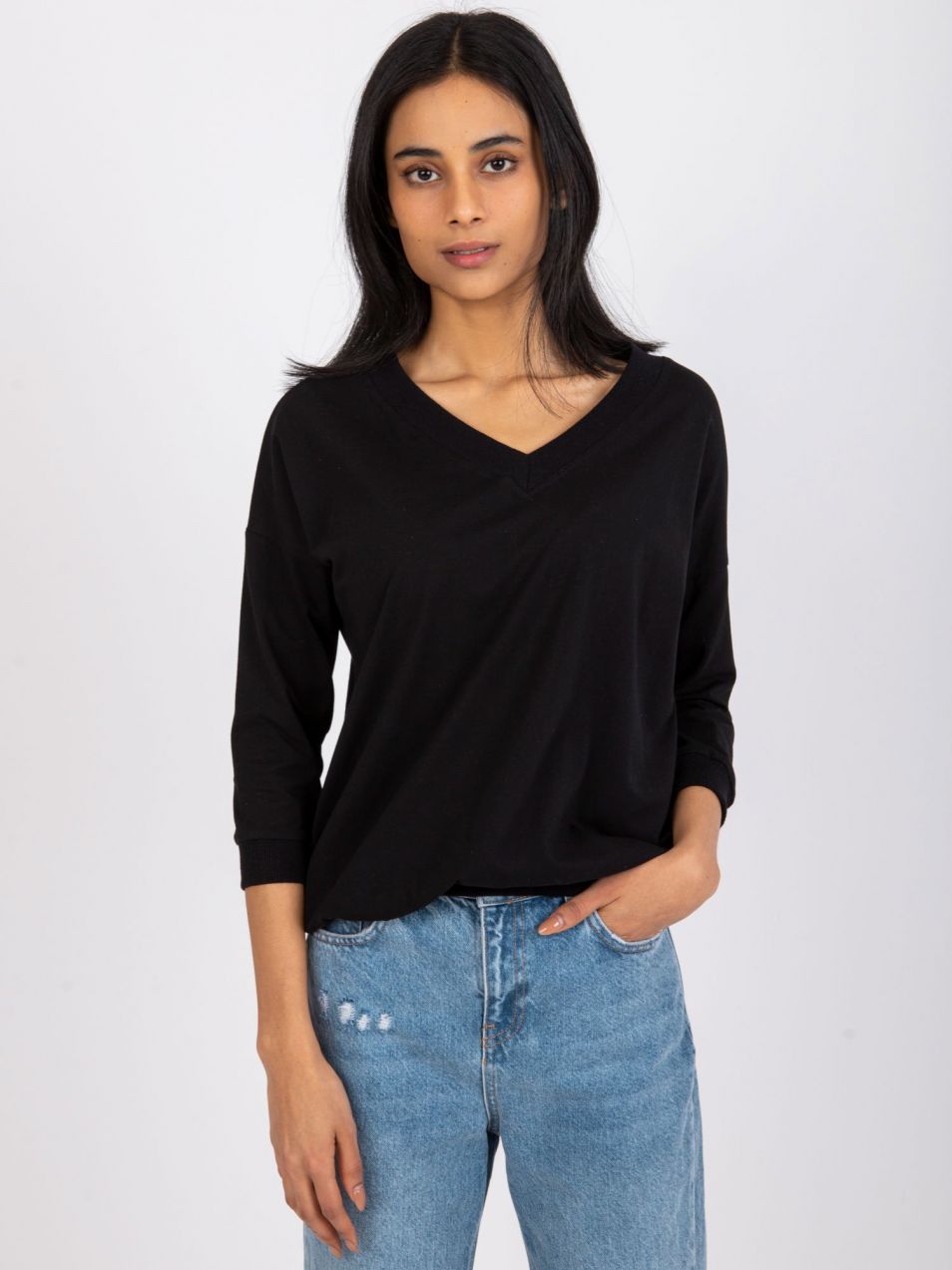 Olivia Black Basic Blouse