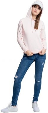 Women's pink hooded