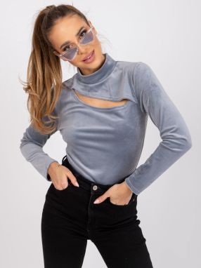 Blouse BSL Ecru-pink polka dot
