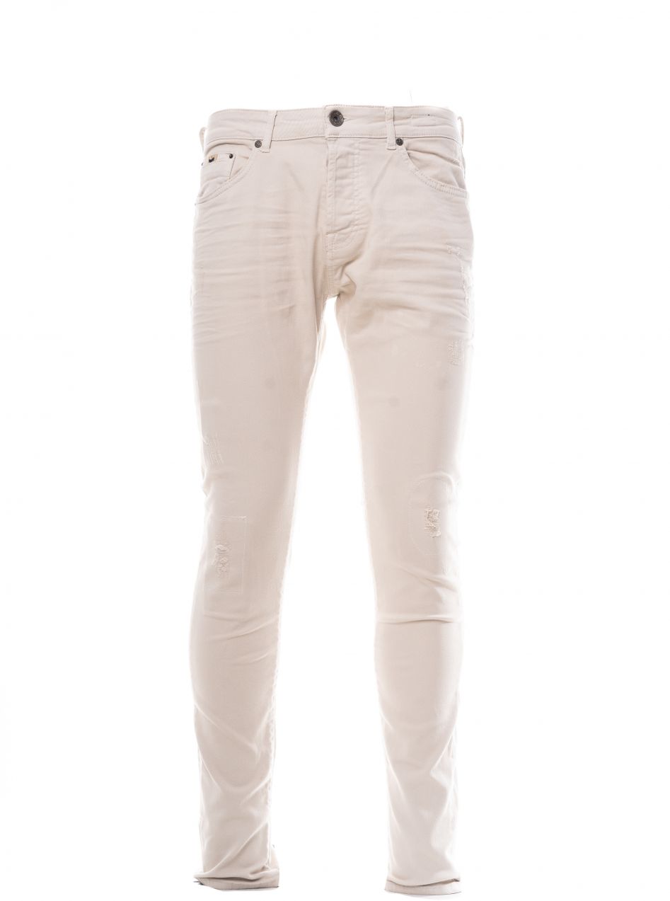 Krémové pánske skinny fit rifle GAS Norton Carrot