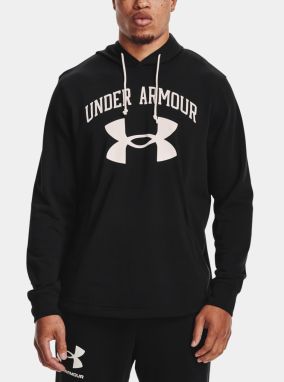 Mikina Under Armour RIVAL TERRY BIG LOGO HD - čierna