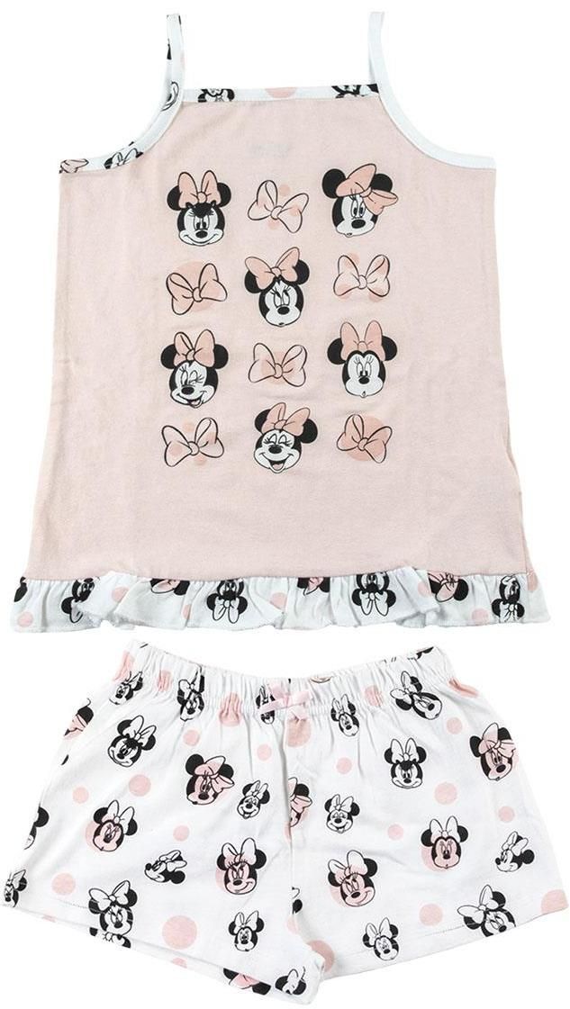 SHORT PAJAMAS SUSPENDERS SINGLE JERSEY MINNIE