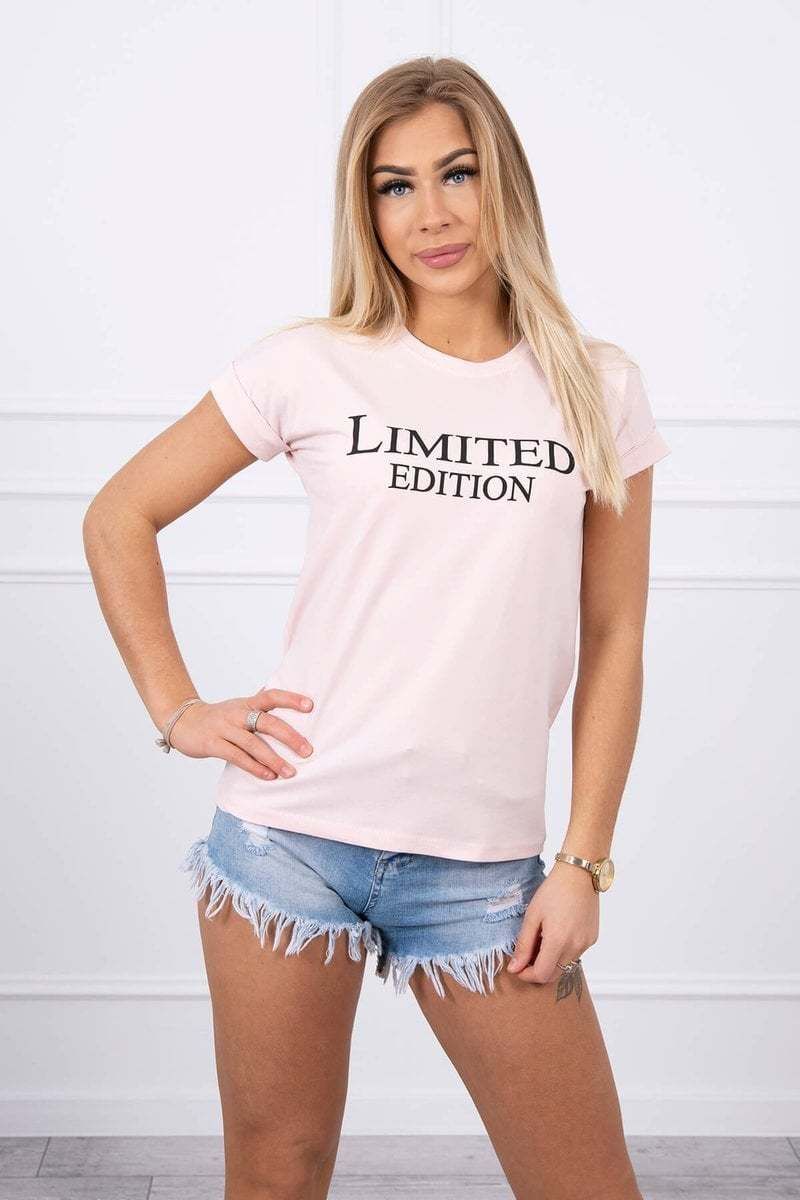 Blouse Limited edition powder pink+black