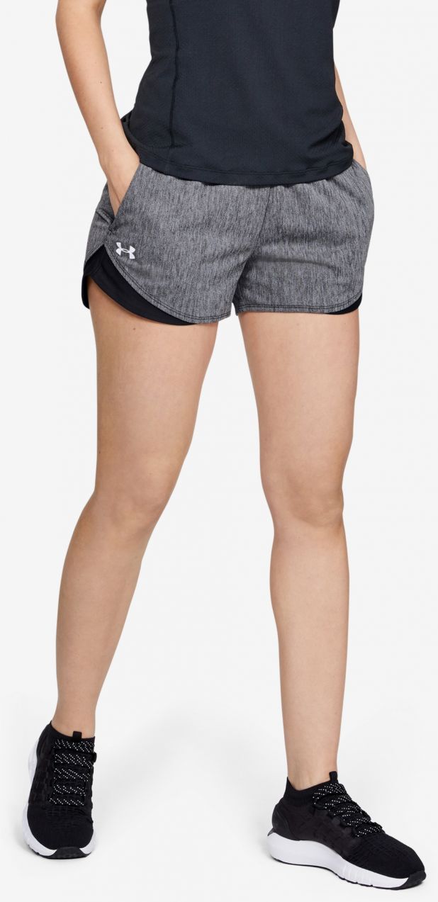Šedé športové kraťasy Under Armour Play Up Twist Shorts 3.0