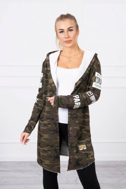 Dámsky kardigan Kesi Camouflage Patterned