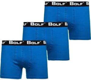 Stylish men's boxers 0953 3pcs - blue,