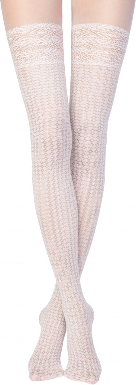 Conte Woman's Tights & Thigh High Socks Bianco