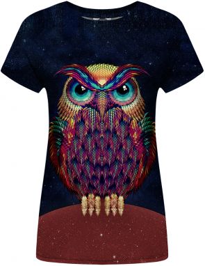 Mr. GUGU & Miss GO Woman's T-shirt WTSH735 Navy Blue
