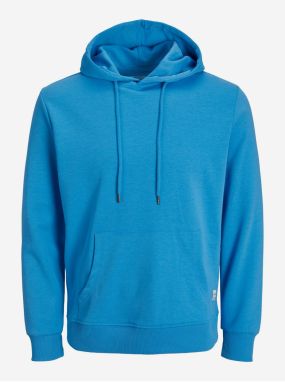 Jack & Jones Základná Modrá Mikina s Kapucňou - Muži