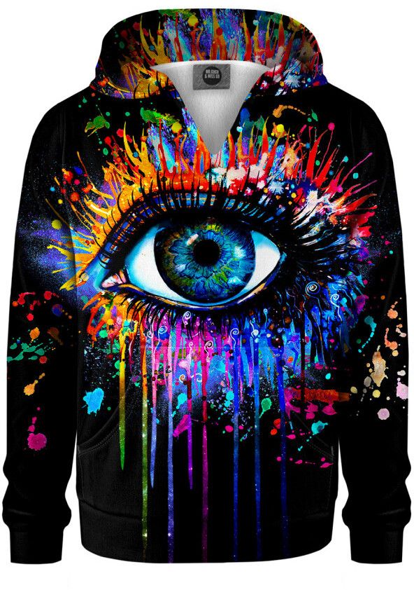 Mikina Mr. GUGU & Miss GO BLACK FULLPRINT