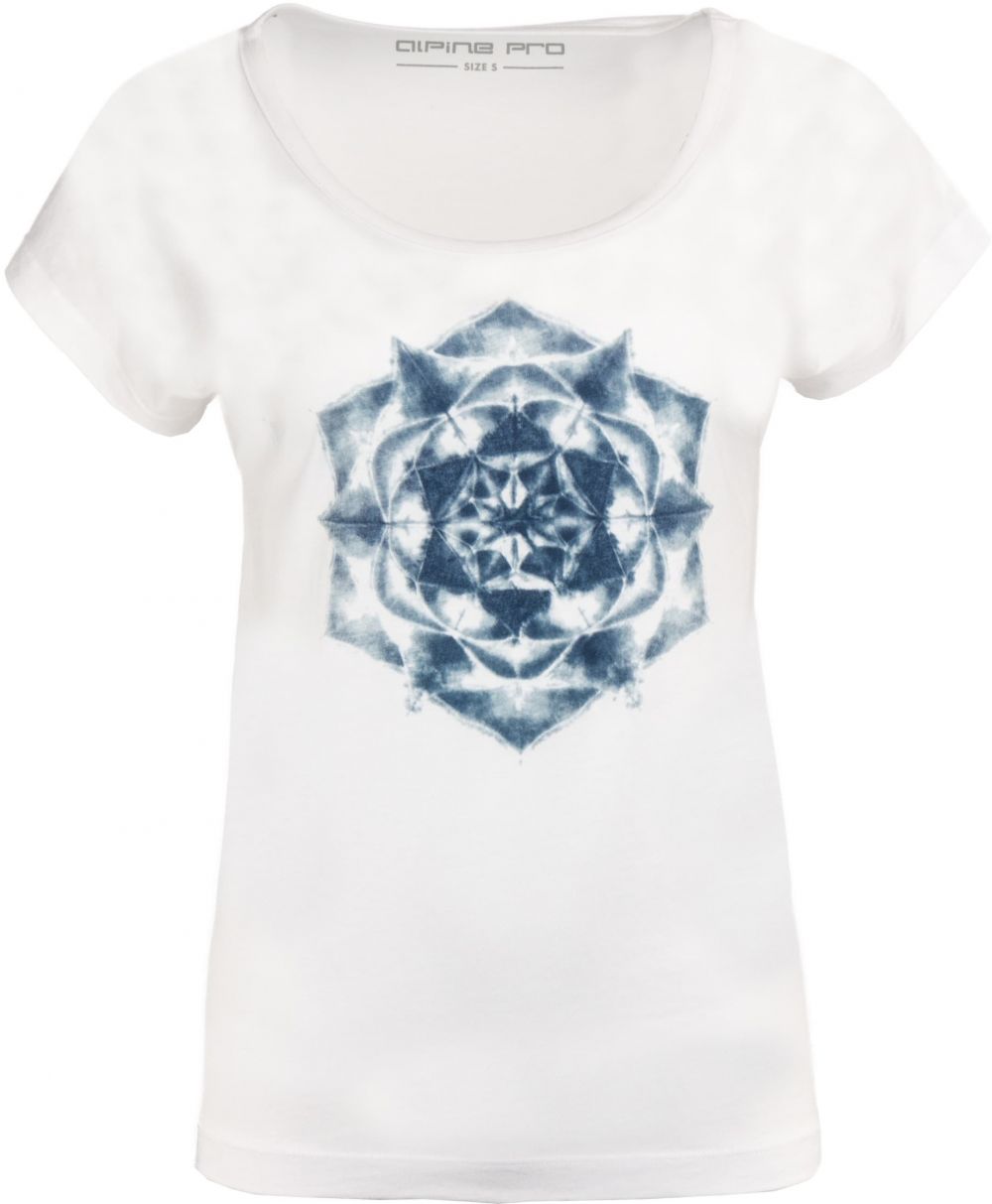 Women's T-shirt ALPINE PRO CLETA white