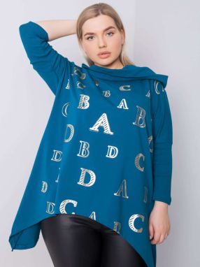 Blue sweatshirt with print