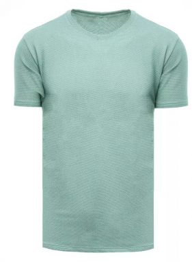 Men's Light Green Patterned T-Shirt Dstreet