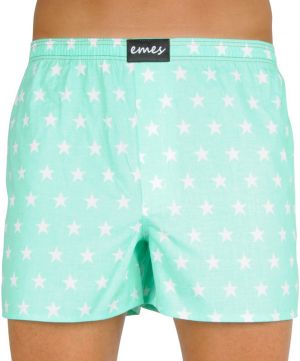 Men's shorts Emes stars on green