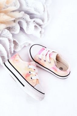Kids' classic sneakers with Tie-dye Simba effect