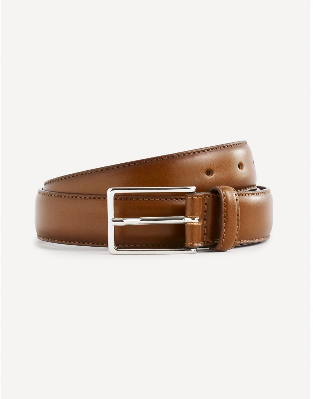 Hnedý kožený opasok Celio Sicilian