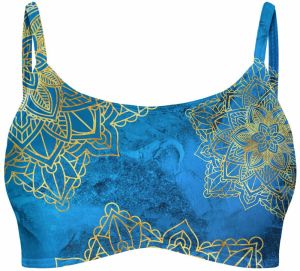 Bikiny vrchný diel Mr. GUGU & Miss GO Gold Boho