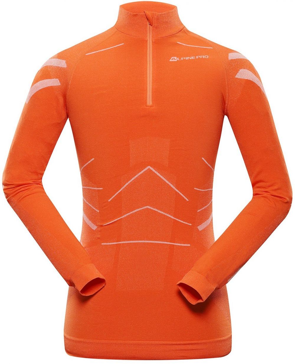 Men's quick-drying underwear - T-shirt ALPINE PRO LUBIN SPICY ORANGE