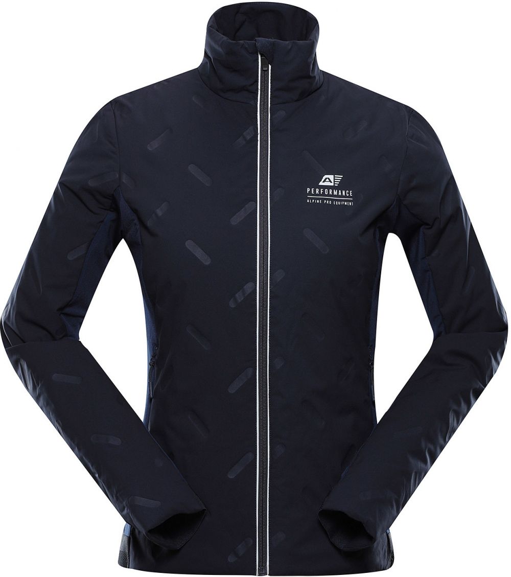 Women's jacket with dwr ALPINE PRO BARITA navy