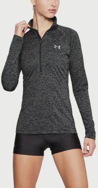 Černé sportovní tričko Under Armour Tech 1/2 Zip - Twist