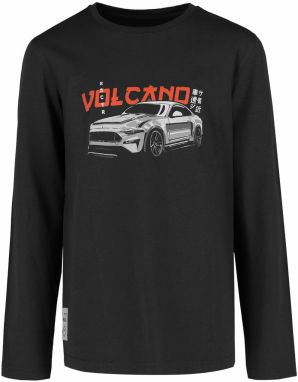 Volcano Kids's Regular Silhouette Longsleeved Top L-Japan Junior B17347-W22