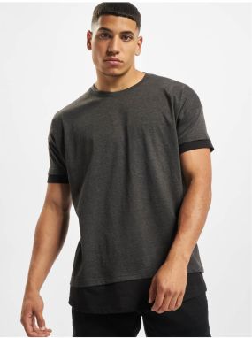 Tulle T-shirt in anthracite