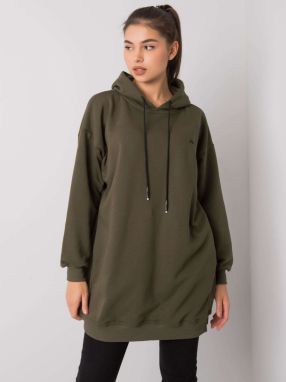Khaki sweatshirt with pockets from Indira