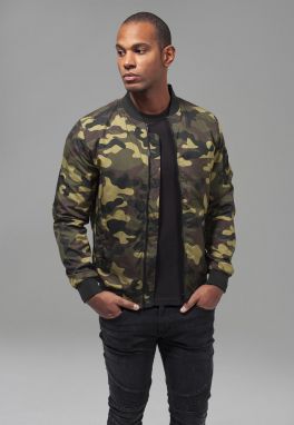 Bunda s maskáčovým vzorom Light Camo Bomber woodcamo