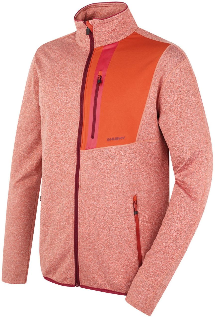 Men's sweatshirt HUSKY Ane M dk. brick orange