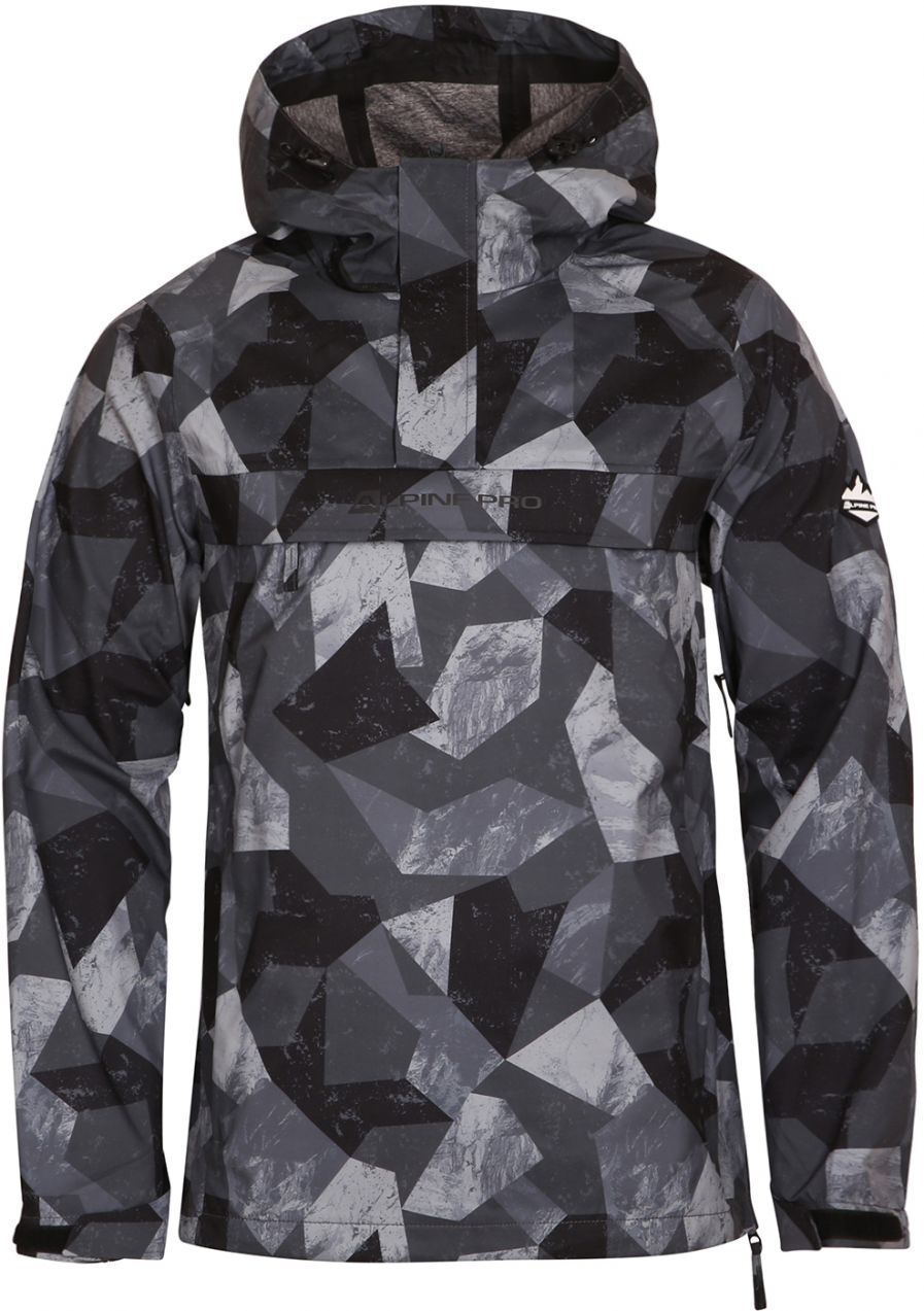 Men's jacket with ptx membrane ALPINE PRO AXAT dk. True Gray variant PA
