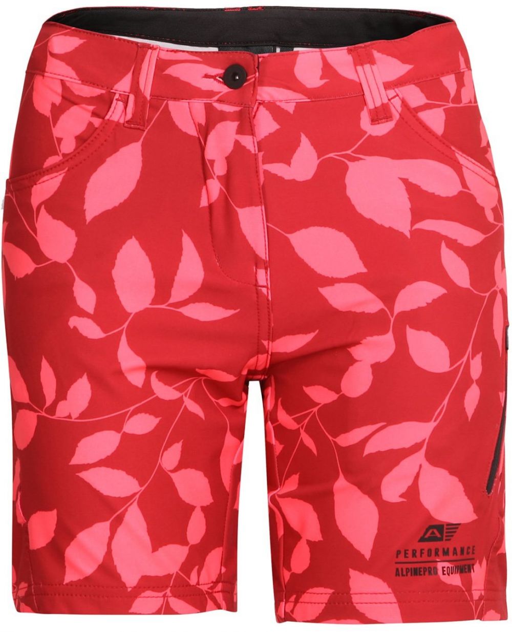 Dámske softshellové šortky ALPINE PRO MORCA v odtieni diva pink variant pb