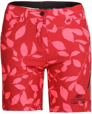 Dámske softshellové šortky ALPINE PRO MORCA v odtieni diva pink variant pb