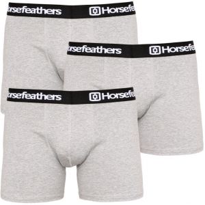 3PACK Mens Boxers Horsefeathers Dynasty Heather Gray