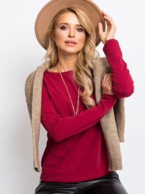 Dámske oblečenie Fashionhunters i523_RV-BZ-5121.22Pbordowy
