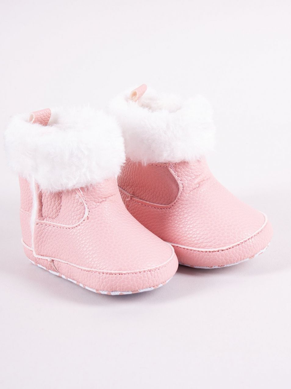 Detské zimné topánky Yoclub Yoclub_Velcro_Strappy_Girls'_Boots_OBO-0185G-0500_Pink