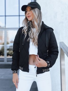 Dámska prešívaná bomber bunda HEKATE čierna Dstreet