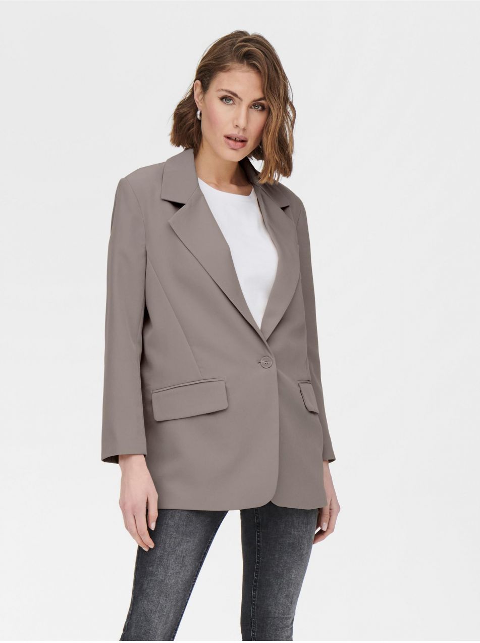 Hnedé oversize sako ONLY Lana Berry