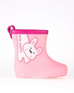 Low girls' wellies Shelvt with rabbit