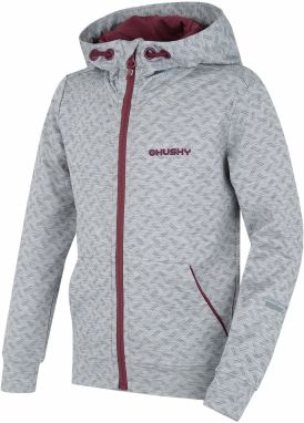 Children's hoodie HUSKY Alony K sv. grey
